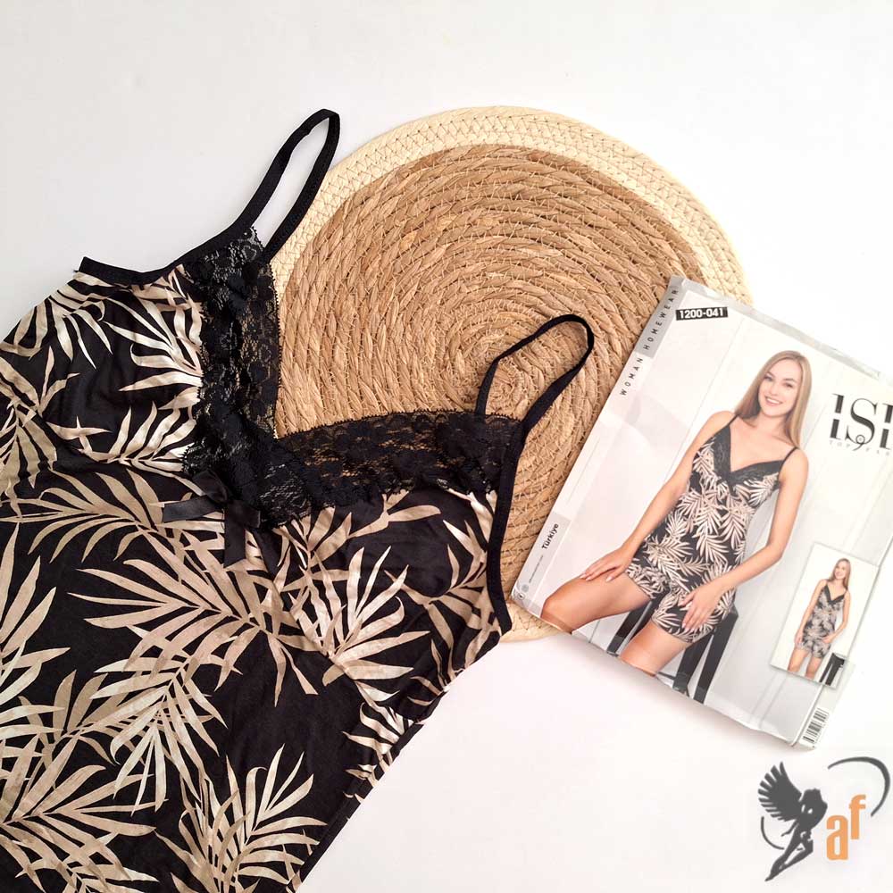 تاپ شورتک طرح برگ ISIK