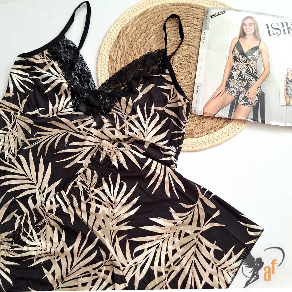 تاپ شورتک طرح برگ ISIK