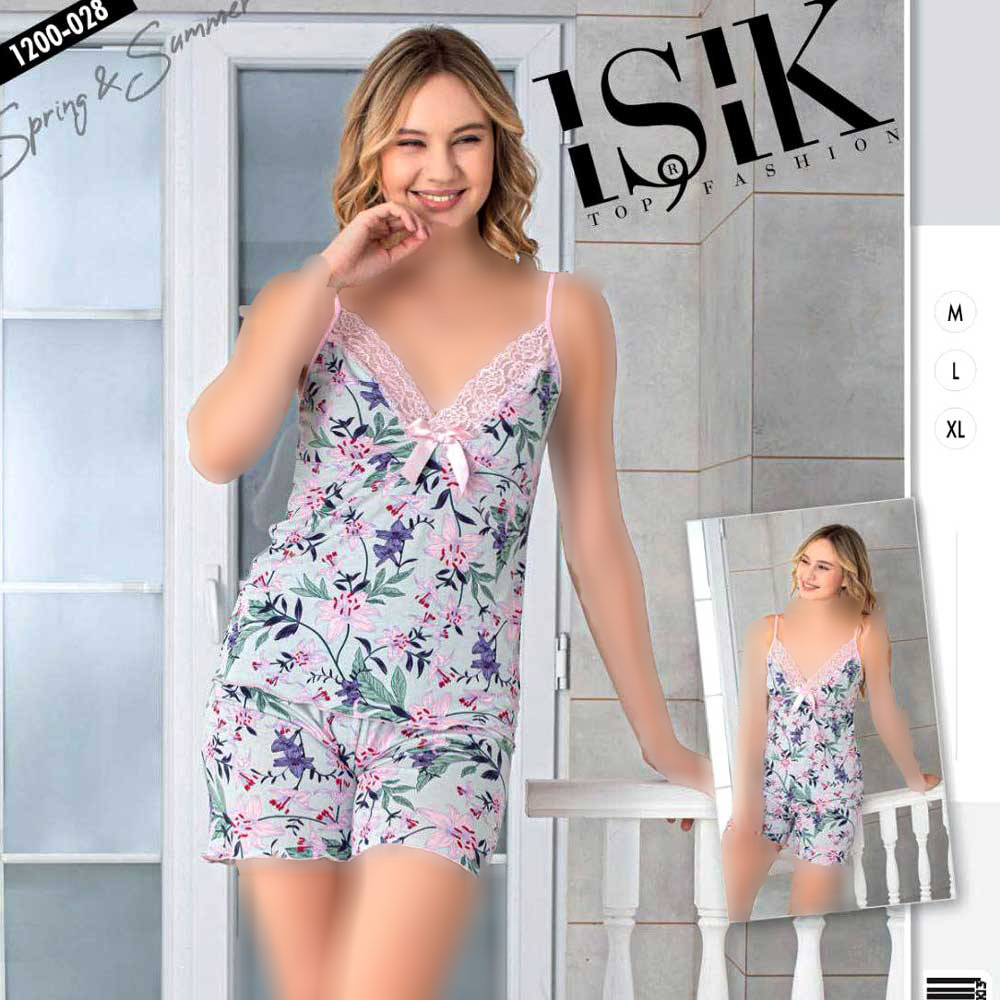 تاپ شورتک طرح گل ISIK