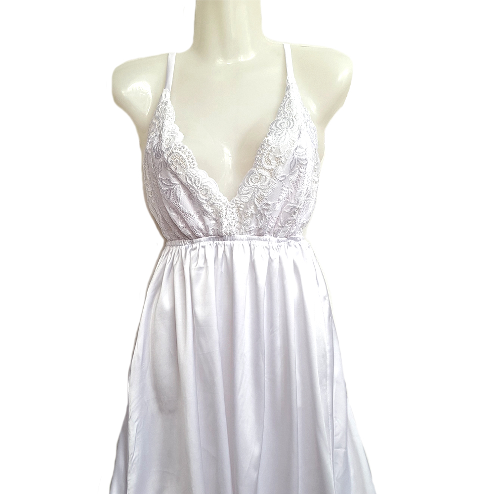 پیراهن ساتن ساده