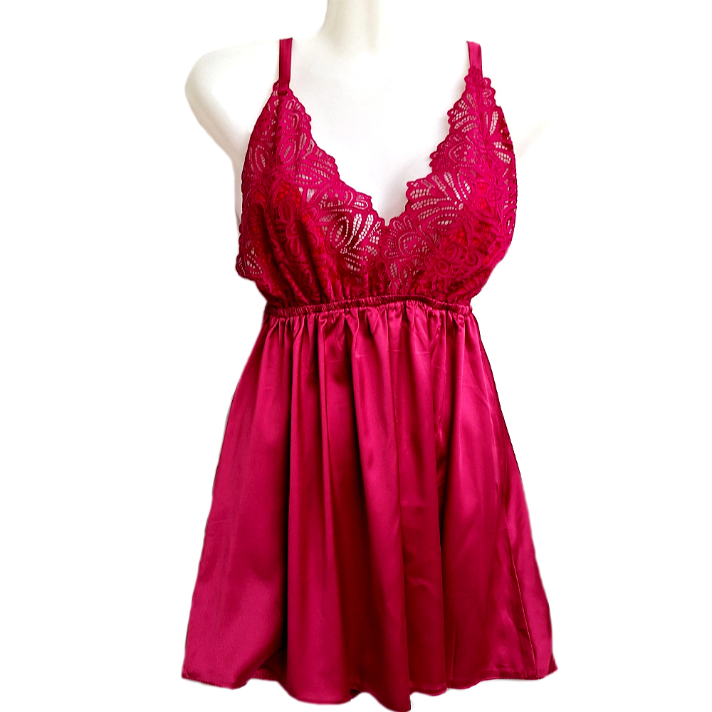 پیراهن ساتن ساده - 5