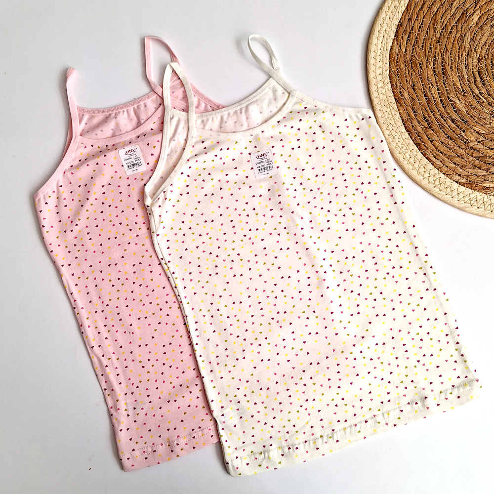 تاپ دخترانه طرح دار hnx - 5