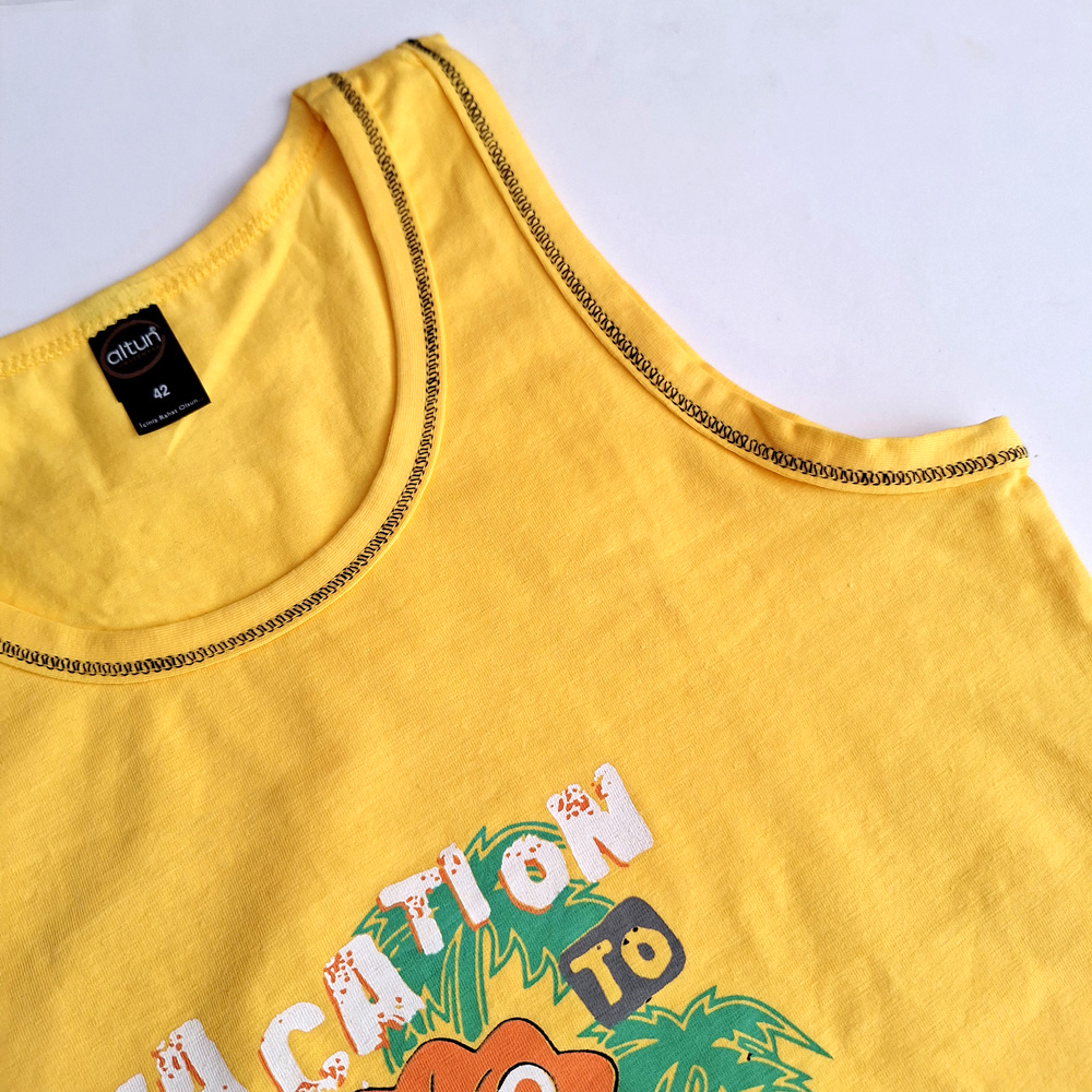 ست تاپ شورتک پسرانه زرد