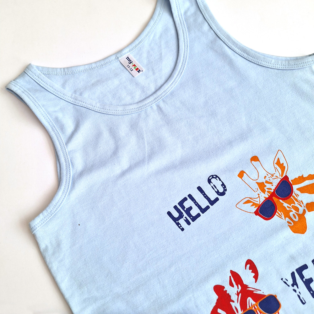 تاپ شورتک پسرانه طرح زرافه