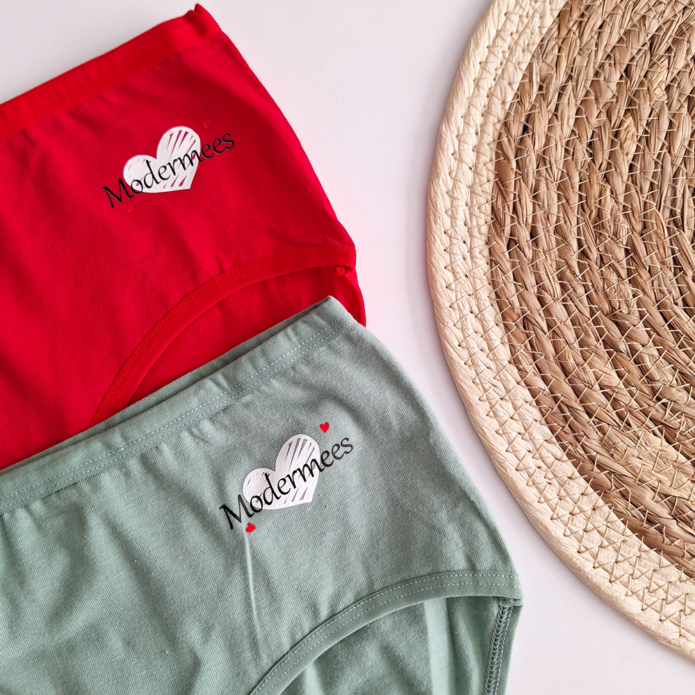 شورت نخی قواره بزرگ طرح قلب - 5