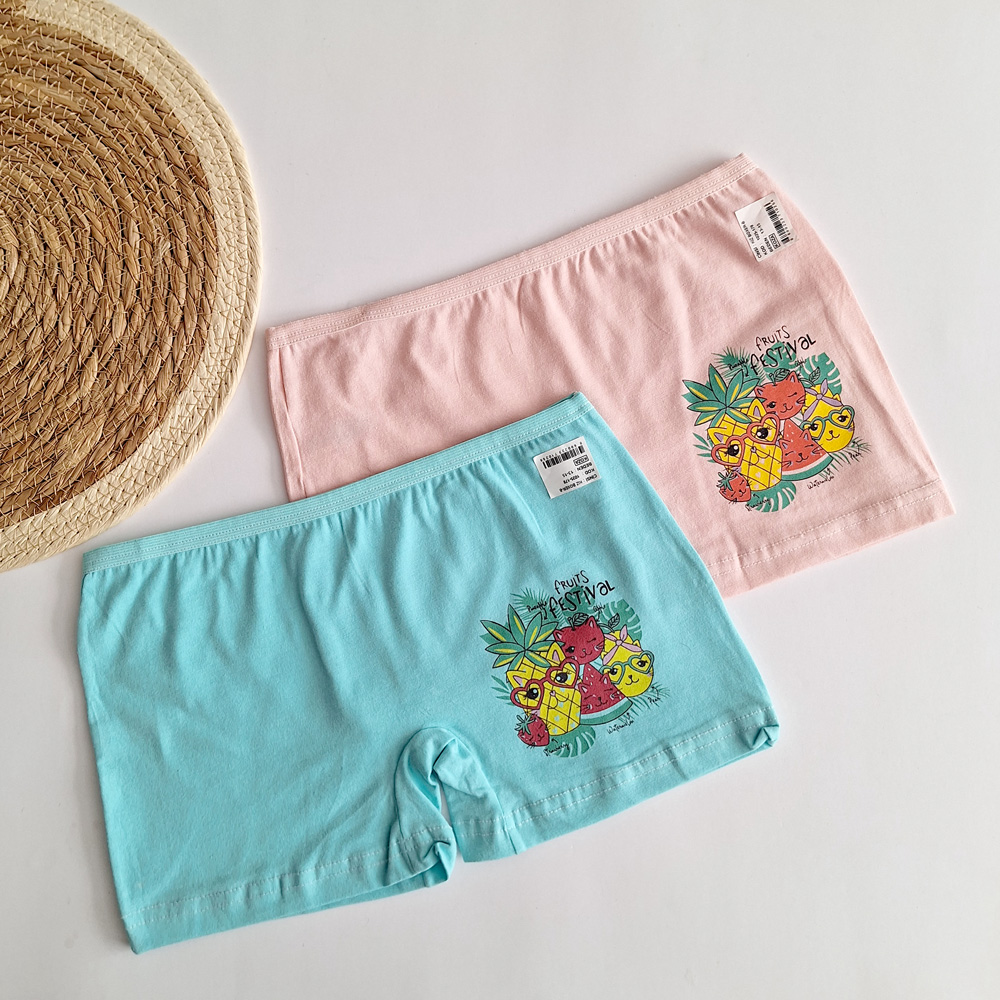 شورت پادار دخترانه طرح میوه