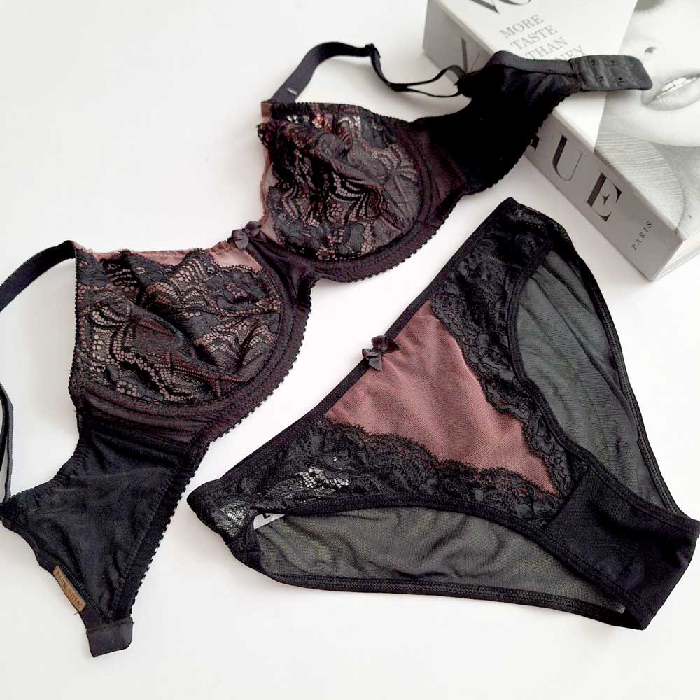 ست سوتین شورت توری ویلا نوا - 5