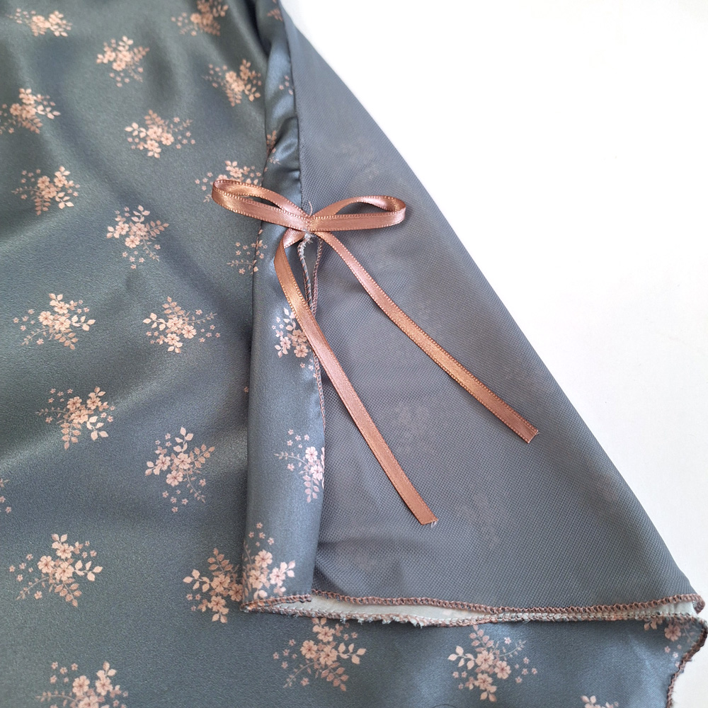 لباس خواب ساتن طرحدار - 5