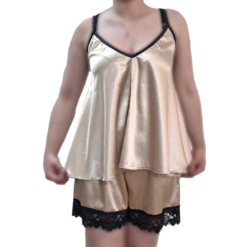 تاپ شورتک ساتن