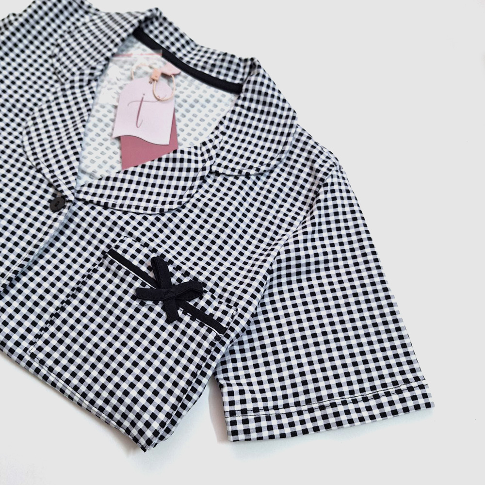 ست بلوز شورتک راحتی ترک