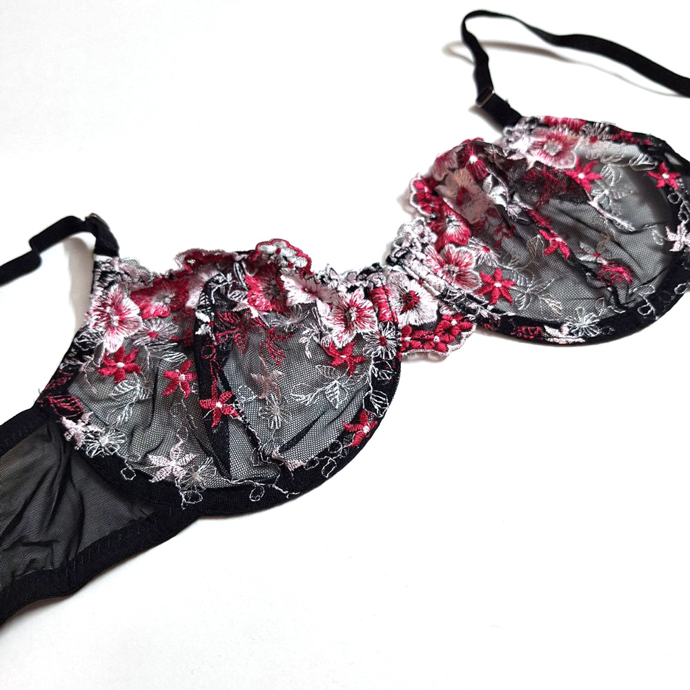 ست سوتین شورت گلدار 