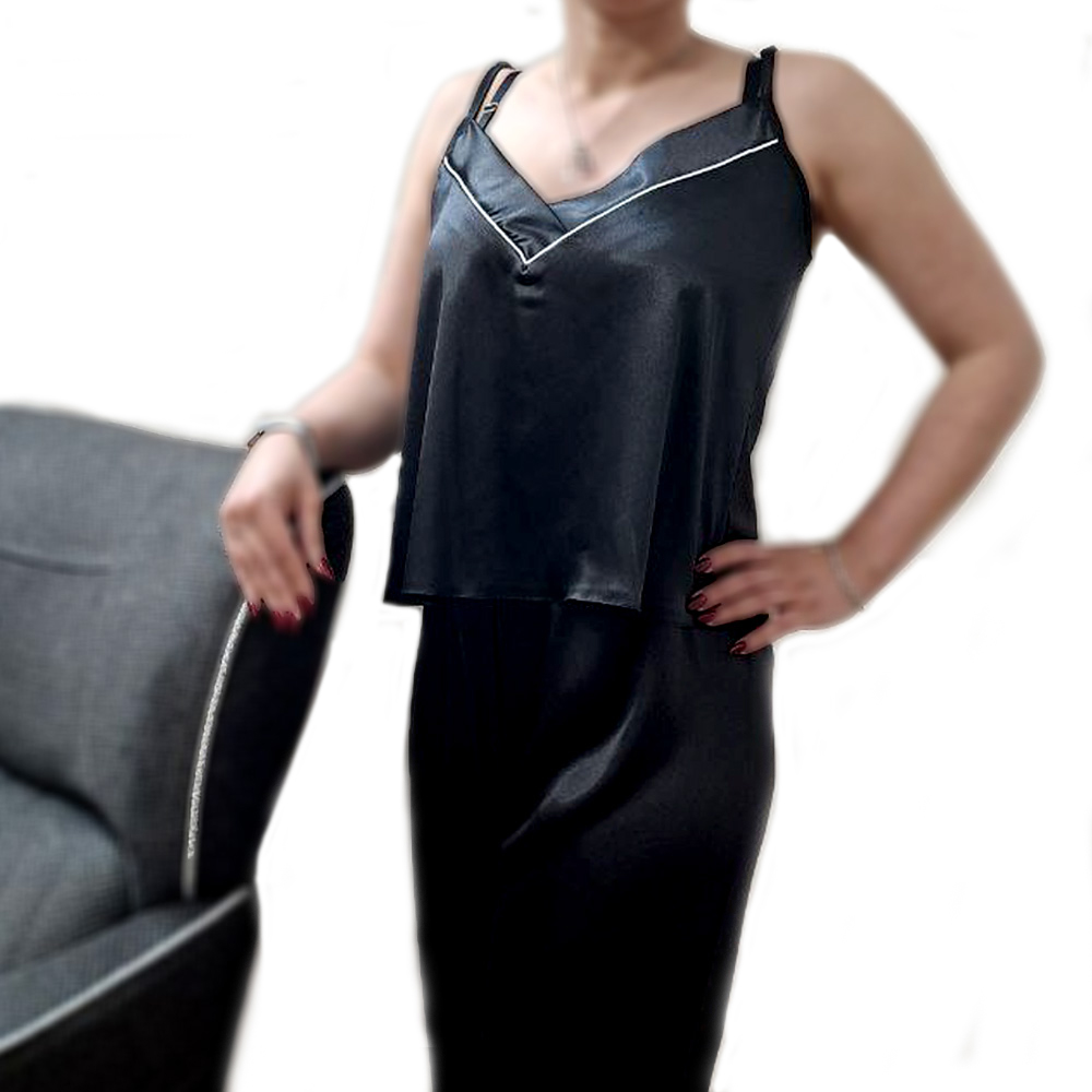 تاپ شلوار ساتن