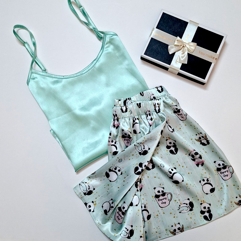 تاپ شورتک  ساتن