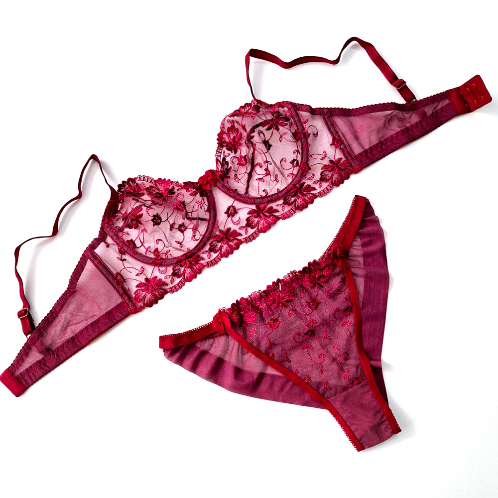 ست سوتین شورت توری