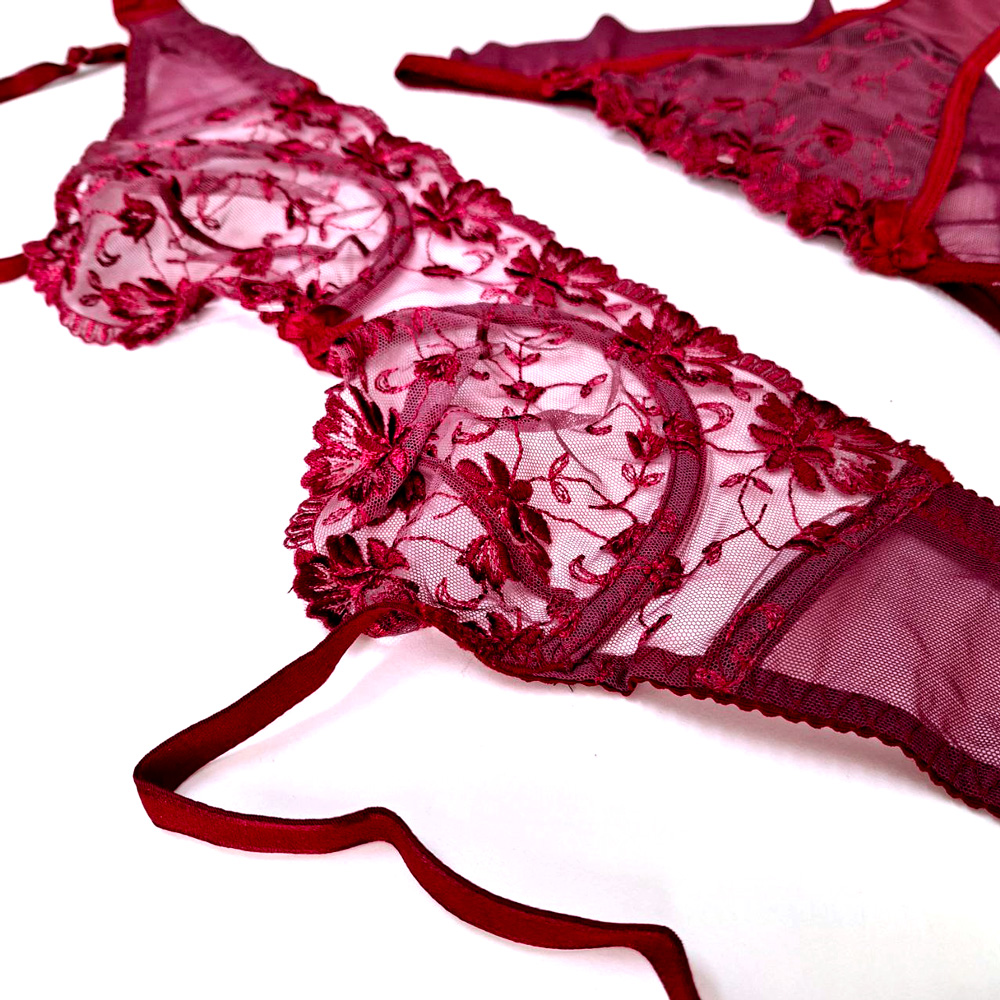 ست سوتین شورت توری