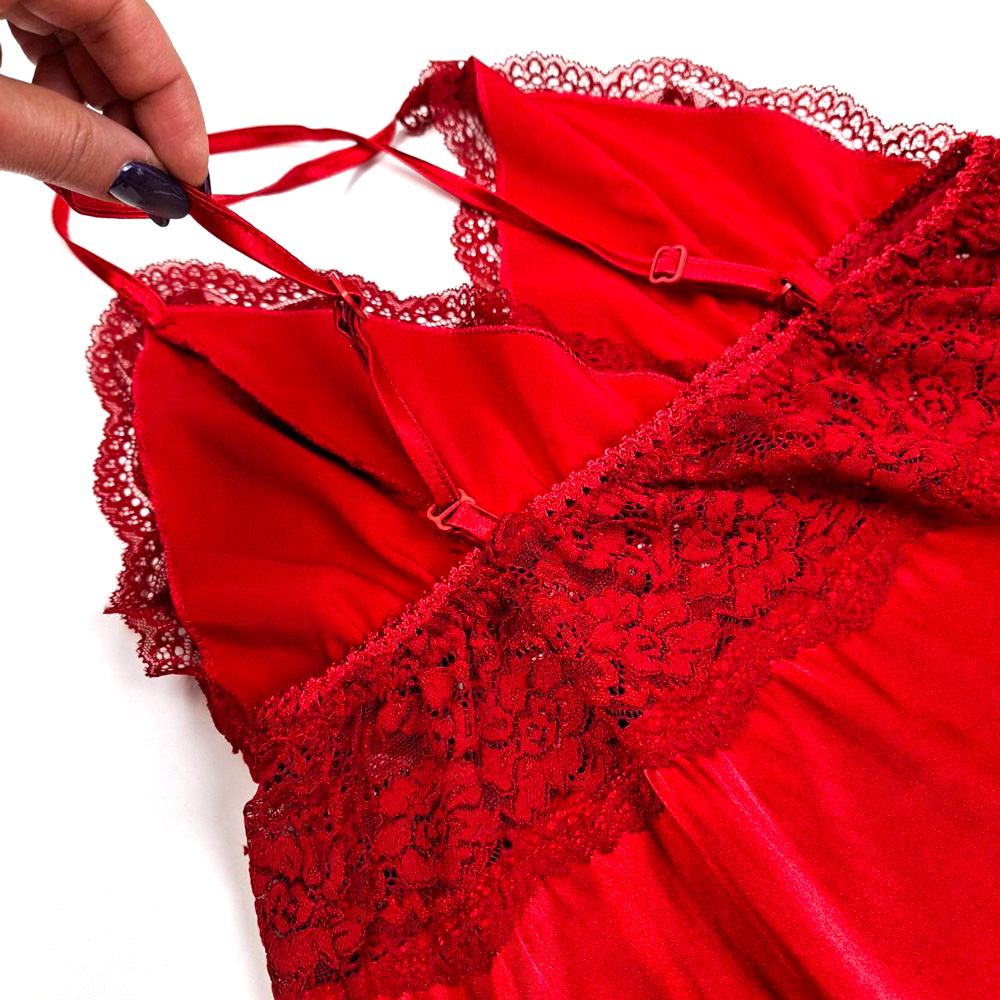 پیراهن ساتن کوتاه