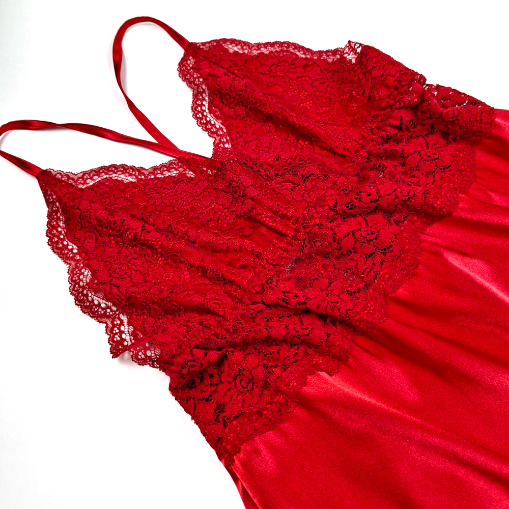 پیراهن ساتن کوتاه